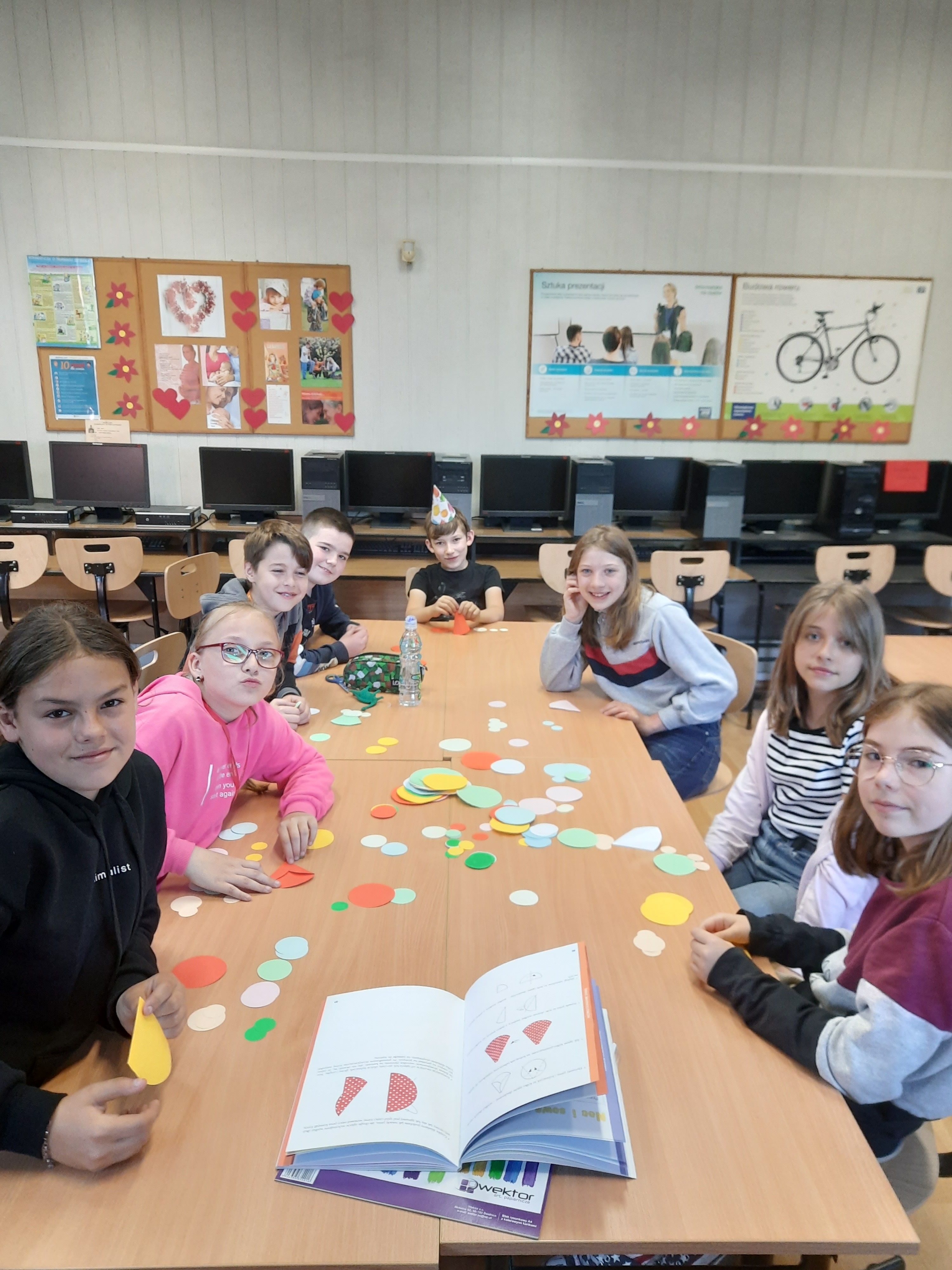 Bajkowe kółeczka, czyli origami płaskie z koła