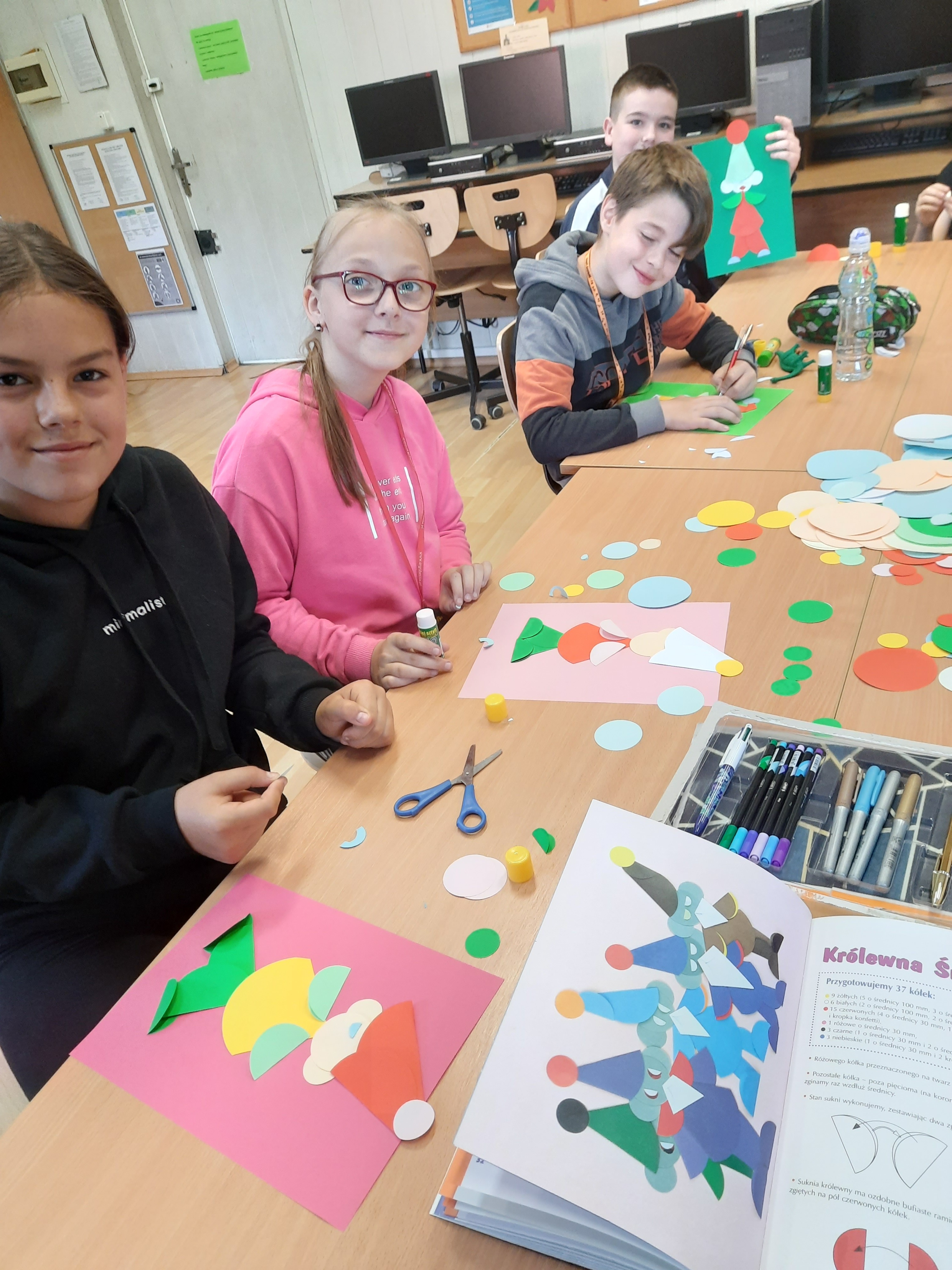 Bajkowe kółeczka, czyli origami płaskie z koła
